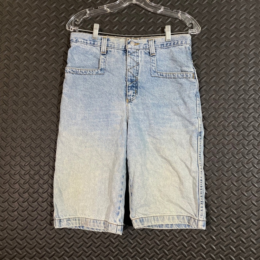 Vintage‎ Y2K Zonz Denim Jean Jorts Shorts Skater Baggy Husky Men's Size 29W